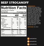 BEEF STROGANOFF