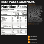 BEEF PASTA MARINARA