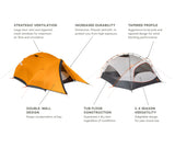 Kunai™ 3-4 Season Backpacking Tent